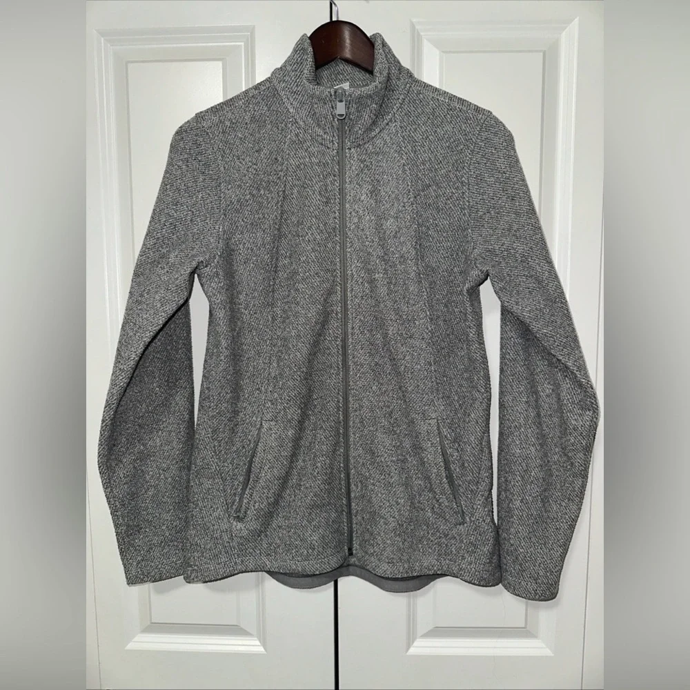 Athleta Stroll Fleece Full Zip Jacket M - Picture 1 of 6